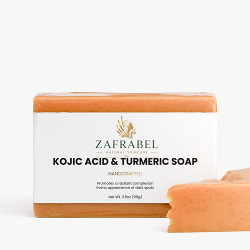 ZAFRABEL  Kojic Acid & Turmeric Soap